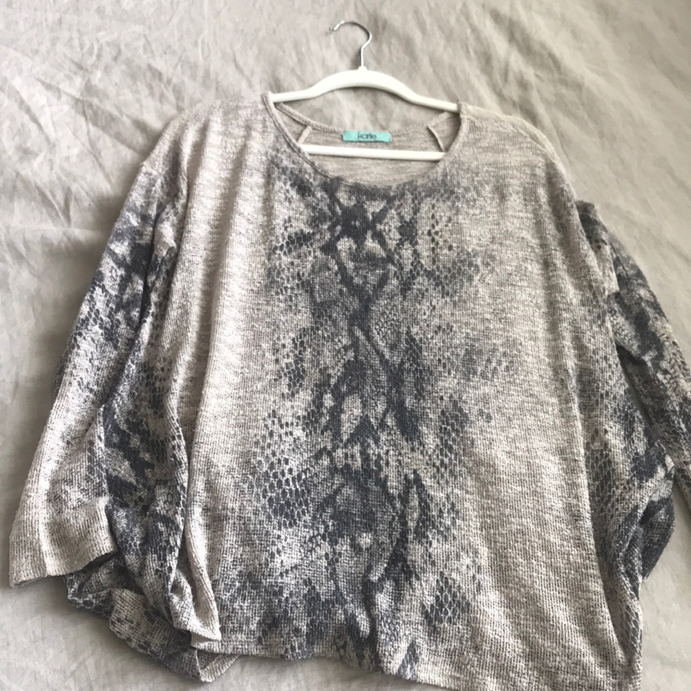 karlie snake print sweater